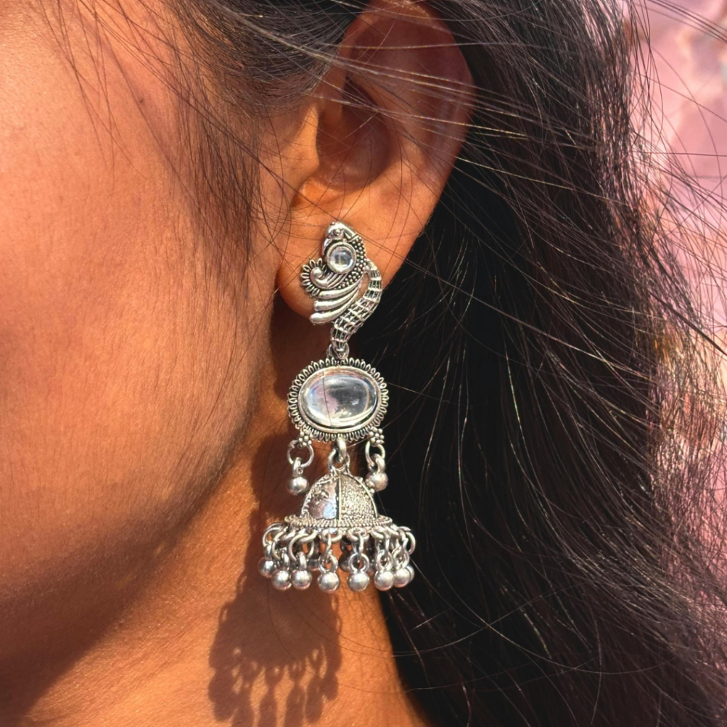 Oxidized Earrings for Ethnic Fashion